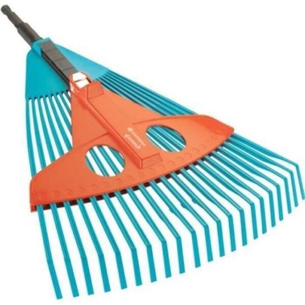 Gardena Balai A Adjustable lawn 35cm-52cm Combisystem-Reinforced plastic-22 teeth-grassing rating-25 years warranty (3099-20)
