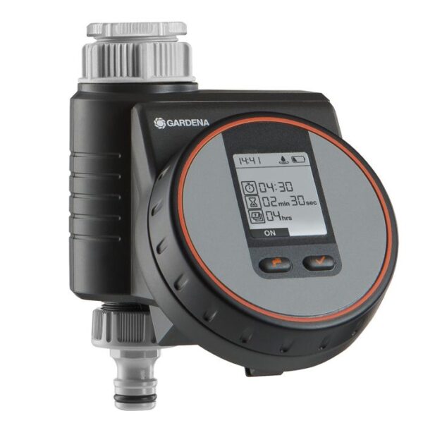 Gardena Flex watering programmer-Ideal for drop-a-drop watering-9V battery not supplied-maximum pressure 12 bar-(1890-20)