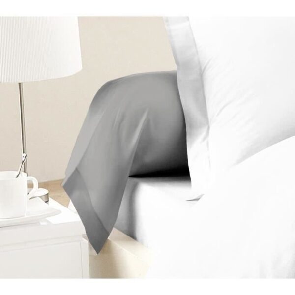 Lovely Home Lot of 2 bolts 100% cotton 85x185 cm Light gray
