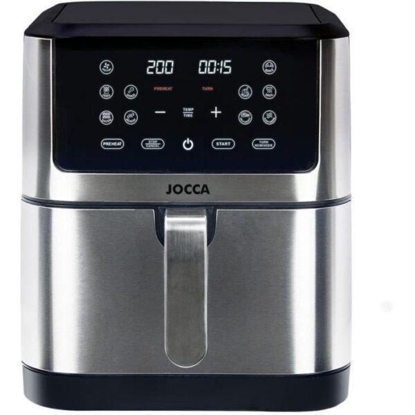 Oil-free fryer - JOCCA - 2193 - 8L - 1800 W - 30.3 x 38.3 x 35.1 cm - Stainless steel