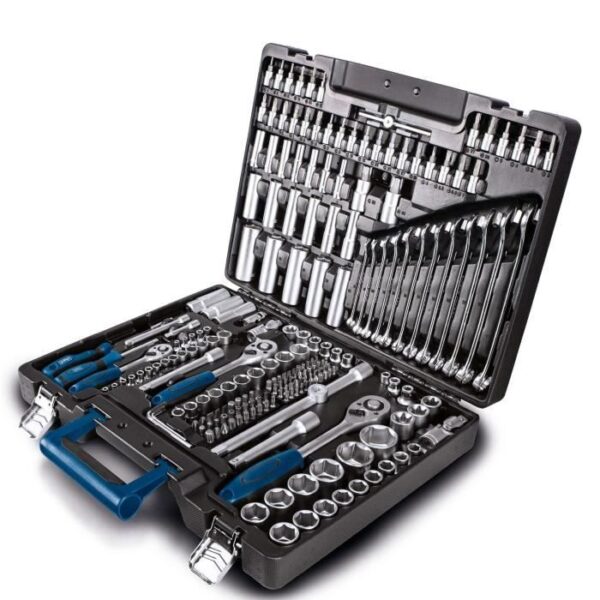 217-piece tool kit - SCHEPPACH - TB217 - Chrome vanadium steel and tool steel tools