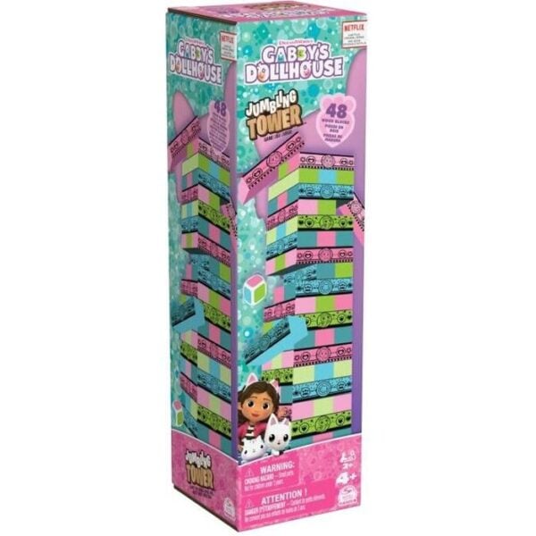 Gabby and the Magic House - JENGA TOUR - 2 players and more - Game of skill and balance