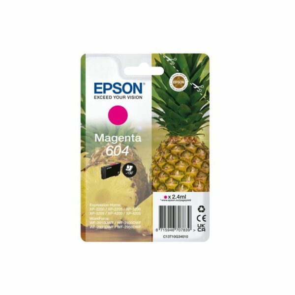 Ink - EPSON - Magenta - Pineapple 604