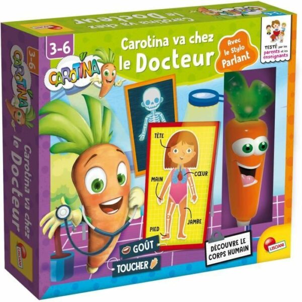 Carotina goes to the doctor - Discover the human body - learning game - LISCIANI