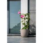 Flowerpot - GARDEN ID - Phoenix Taupe - 48 x 42 cm - 100% Recycled and Recyclable - Frost and UV Resistant - For Outdoors - Image 2