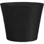Flowerpot - GARDEN ID - Green Care Sense Black-Anthracite - 30 x 27 cm - 10 year warranty - 100% recycled - UV and frost resistant