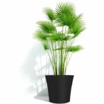 Flowerpot - GARDEN ID - Green Care Sense Black-Anthracite - 50 x 41 cm - 10 year warranty - 100% recycled - UV and frost resistant - Image 4