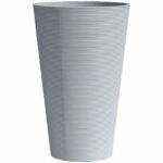Tall flower pot - GARDEN ID - Green Care Sense Tall Blue stone - 55 cm - 10 year warranty - 100% recycled - UV and frost resistant