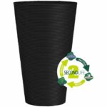 Tall flowerpot - GARDEN ID - Green Care Sense Tall Black-Anthracite - 55 cm - 10 year guarantee - 100% recycled - UV and frost resistant - Image 2