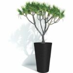 Tall flowerpot - GARDEN ID - Green Care Sense Tall Black-Anthracite - 55 cm - 10 year guarantee - 100% recycled - UV and frost resistant - Image 3