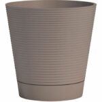 Water reserve pot - GARDEN ID - Green Care Sense Taupe 40 cm - 10-year guarantee - 100% recycled