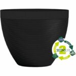 Flowerpot - GARDEN ID - Green Care Impact Black-Anth - 30 x 26 cm - 10-year guarantee - 100% recycled - UV/frost resistant - Image 2