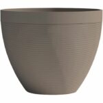 Flowerpot - GARDEN ID - Green Care Impact Taupe - 40 x 31 cm - 10-year guarantee - 100% recycled - UV/frost resistant