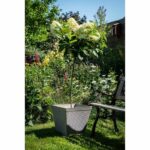 Square pot - GARDEN ID - Green Care Impact Taupe - 29 x 26 cm - 10-year guarantee - 100% recycled - UV/frost resistant - Image 3