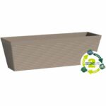 Planter - GARDEN ID - Green Care Impact Taupe - 50 x 16 x 16 cm - 10-year guarantee - 100% recycled - UV/frost resistant - Image 2