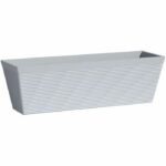 Planter - GARDEN ID - Green Care Impact Blue-Grey - 50 x 16 x 16 cm - 10-year guarantee - 100% recycled - UV/frost resistant