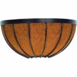 Wall basket + coconut - GARDEN ID Georgian - 30 x 15 H19 cm - Premium coconut - Solid structure