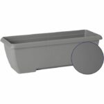 Planter - GARDEN ID Teramo - Black 60 cm - Solidity - Integrated water reserve - Recycled & 100% recyclable - Volume for plants - Image 2