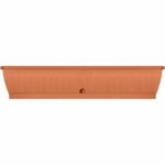 Planter - GARDEN ID Terraflor - Terra 100 cm - Solidity - Water reserve - Recycled & 100% recyclable - Volume for plants.