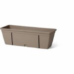 Gardener kit with metal hook, water reserve and drain spacer - GARDEN ID Smart - Taupe 50 cm - Image 2