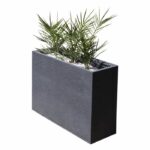 EDA Plastic Flower Flower Bac Loft Graphit - 46 L - 78.5 x 29.5 x 60 cm - Anthracite gray