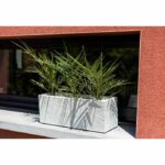 EDA PLASTIQUE Graphit Up Balconniere - 25 L - 59 x 19,5 x 22,8 cm - White ceruse - Image 6