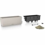 Jardiniere - Balconera color 50 - Complete kit - Sand brown - 8 L - LECHUZA - Image 2