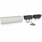 Jardiniere - Balconera color 80 - Complete kit - Light gray - 12 L - LECHUZA - Image 2
