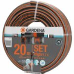 Gardena Kit Comfort Highflex watering pipe-Length 20m-Ø15mm-Anti-node and non-deformable-20 years warranty (18074-26)