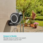 GARDENA Wall-mounted automatic hose reel RollUp M 20 m with white border - Image 3