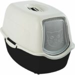 Toilet house - Black & white (Recycled PP) - 56 x 40 x 39 cm