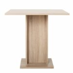Dining table for 2 to 4 people - Square - Classic - Chene decor - Gustave - L 80 x W 80 cm - Image 2