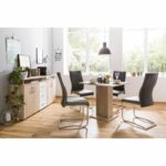 Dining table for 2 to 4 people - Square - Classic - Chene decor - Gustave - L 80 x W 80 cm - Image 3