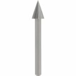 Set of 2 high speed Dremel 125 strawberries (steel, pointed end, 6.4mm diameter, to sculpt and engrave)
