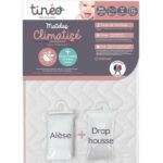 TINEO Air-conditioned mattress 60×120 cm + fitted sheet + mattress pad (set)