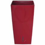 Riviera Square flower pot Eva New Plastic - 37 x 37 x H 68.5 cm - 69 l - Red - Image 2