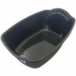 Pet design sacha toilet house - 56 x 40 x 39 cm - black and white - for cats - Image 5