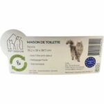 Pet design sacha toilet house - 56 x 40 x 39 cm - black and white - for cats - Image 6