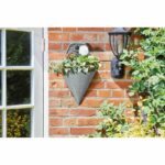 Wall Mount - Faux Rattan - Slate - 35cm - SMART GARDEN - Image 2