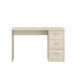 ESSENTIELLE Desk 3 drawers - Light acacia decor - L 121.2 x D 74.3 x H 55 cm - Image 3