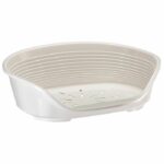 FERPLAST Siesta Deluxe 8 Basket - 82x59.5x25 cm - White - For dogs and cats