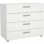 TYHJA 4-drawer chest - White - W 70 x D 40 x H 75 cm