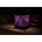 Solar lantern - GARDEN ID Attract - Mauve 11 x 11 h15 cm - 6 to 8 hours autonomy - Mobile - On/off button. - Image 3