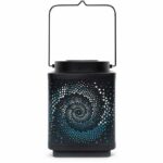 Solar lantern - GARDEN ID Attract - Blue 11 x 11 h15 cm - 6 to 8 hours autonomy - Mobile - On/off button. - Image 2