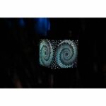 Solar lantern - GARDEN ID Attract - Blue 11 x 11 h15 cm - 6 to 8 hours autonomy - Mobile - On/off button. - Image 3