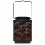 Solar lantern - GARDEN ID Attract - Orange 16 x 16 h23 cm - 6 to 8 hours autonomy - Mobile - On/off button. - Image 2