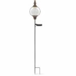 Solar lantern - GARDEN ID Royal - H91 cm - Autonomy 6-8h - Bontou on/off - AAA rechargeable battery.