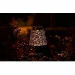 Solar lamp - GARDEN ID Gold - Ø12 h70 cm - Autonomy 6-8h - Stabilizing foot - On/off button - No wiring - AAA battery. - Image 2