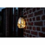 Solar lantern - GARDEN ID Java - Ø14 H23 cm - Lighting 6-8h - Rechargeable AAA battery. - Image 2