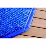 Bubble cover for wooden swimming pool - UBBINK - Rectangular 350x650 - Blue - 400 microns - Image 2